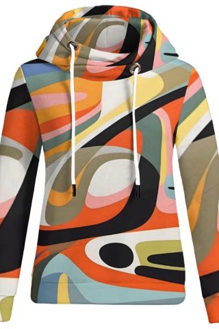 Women's Patchwork Hoodie