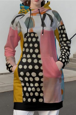 Women's Pullover Hoodie With Raglan Sleeve