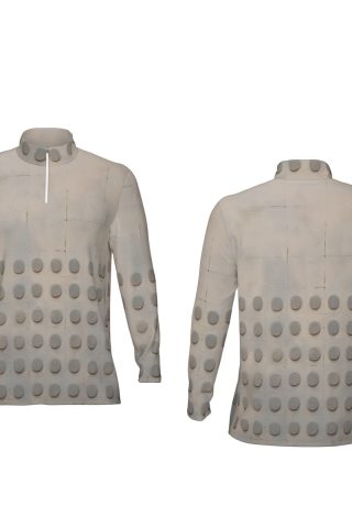 Men's Sports Collar Jersey With Long Sleeve| Interlock