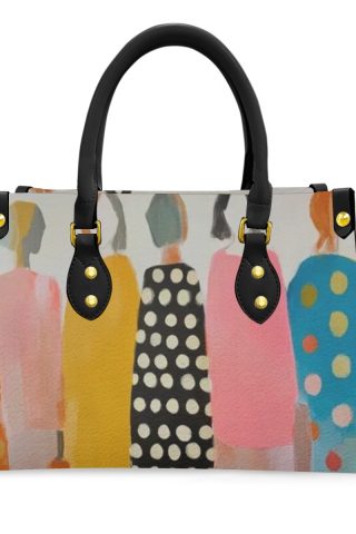 Women's Tote Bag With Black Handle