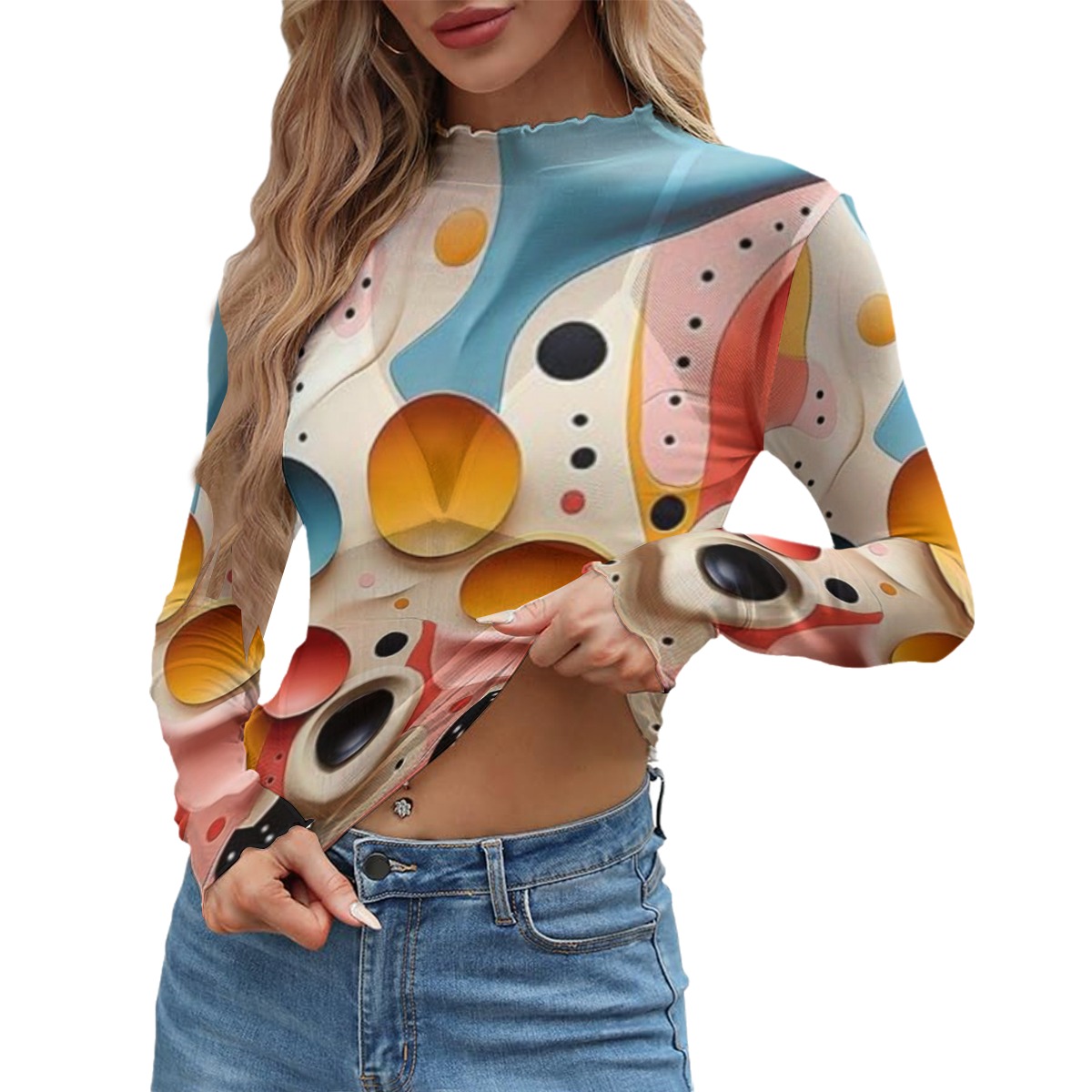All-Over Print Women's Mesh T-shirt