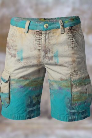 All-Over Print Men's Cargo Shorts