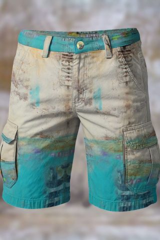 All-Over Print Men's Cargo Shorts