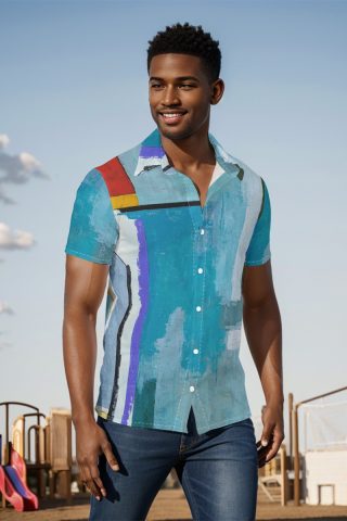 All-Over Print Men's Shirt