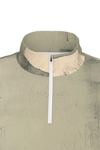 All-Over Print Men's Sports Collar Jersey With Long Sleeve| Interlock