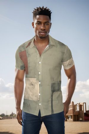 All-Over Print Men's Shirt