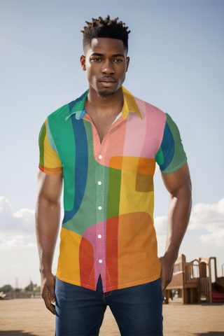 All-Over Print Men's Shirt