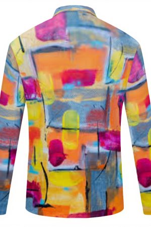 All-Over Print Women's Quarter Zip Sport Shirt With  Long Sleeve|210GSM