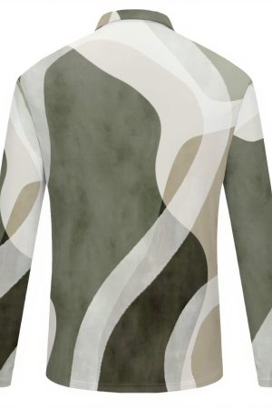 All-Over Print Women's Quarter Zip Sport Shirt With  Long Sleeve|210GSM
