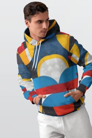 All-Over Print Men's Thicken Pullover Hoodie