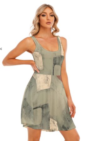 All-Over Print Women's Tank Vest Dress