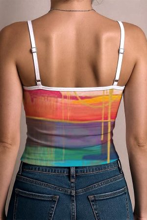 All-Over Print Women's Spaghetti Strap Tank Top