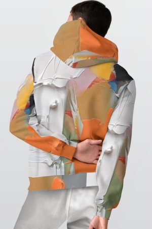 All-Over Print Men's Thicken Pullover Hoodie