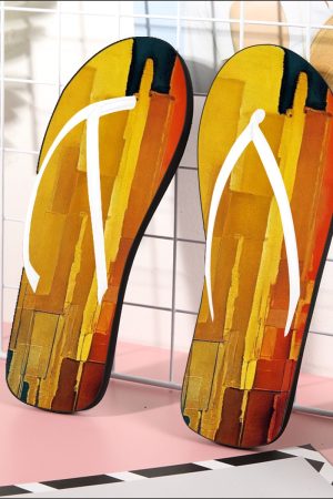 All-Over Print Men's Flip Flops